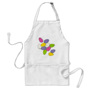 Speckled Easter Basket Egg Eggs Malted Milk Candy Standard Apron