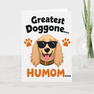 Speckled Greatest Humom Card