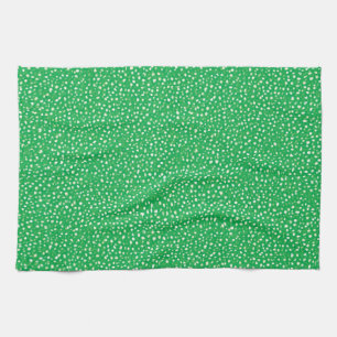 Speckled Green Kitchen Towel