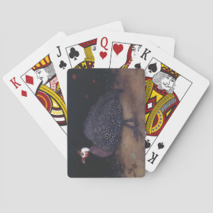 Speckled Guineafowl Bird (by Jan Mankes) Playing Cards