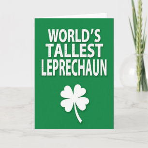 Speckled Leprechaun Message Card