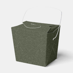 Speckled Moss Green Favour Boxes Bulk – Customise