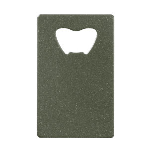Speckled Moss Green Pocket Bottle Opener (Custom)