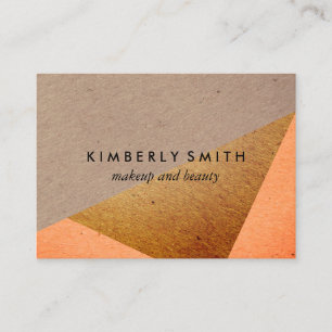 Speckled Natural Colour Blocks Business Card
