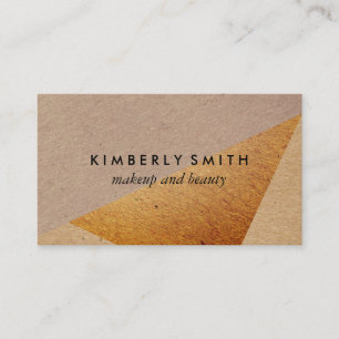 Speckled Natural Colour Blocks Business Card