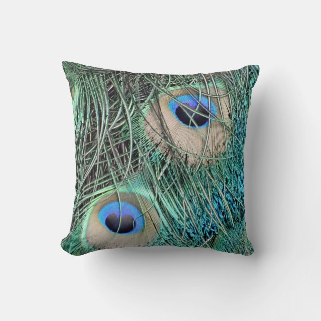 Speckled Peacock Eyes Cushion (Front)