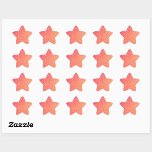 Speckled Pink Scrapbooking & Journal Star Sticker