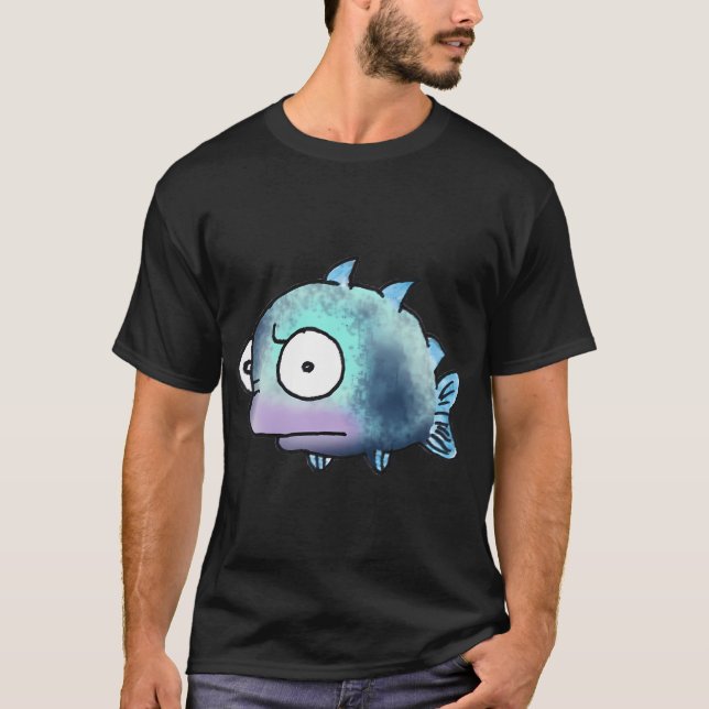 Speckled Sceptical Fish T-Shirt (Front)