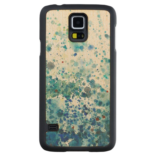 Speckled Sea I Carved Maple Galaxy S5 Case (Back)