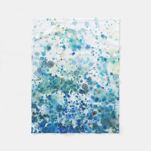 Speckled Sea I Fleece Blanket