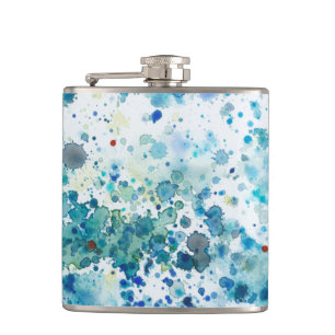 Speckled Sea I Hip Flask