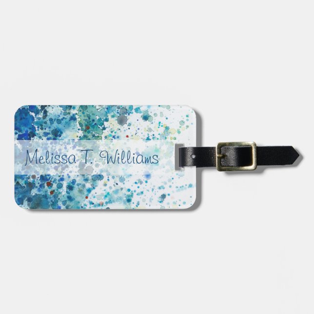 Speckled Sea I Luggage Tag (Front Horizontal)
