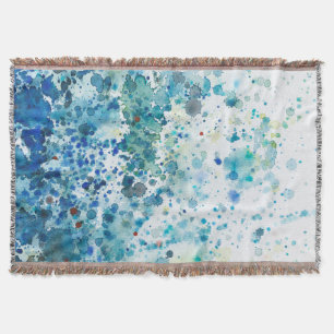 Speckled Sea I Throw Blanket