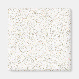 Speckled Spring Fern, Green & Orange Dots Magnet