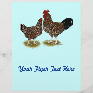 Speckled Sussex Chickens Flyer