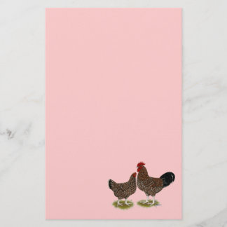 Speckled Sussex Chickens Stationery