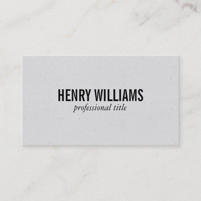 Speckled Texture Business Card (Front)