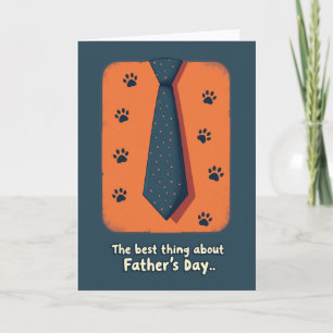 Speckled Tie Fathers Day Card