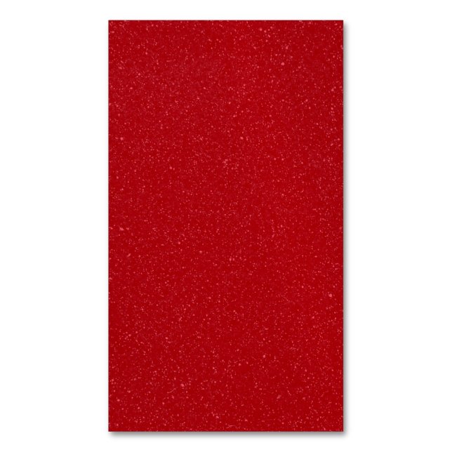 Speckled Tomato-Red Business Card Magnet (Custom) (Front Vertical)