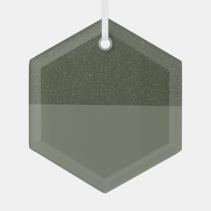 Speckled Top Moss Green Ornament – Customisable