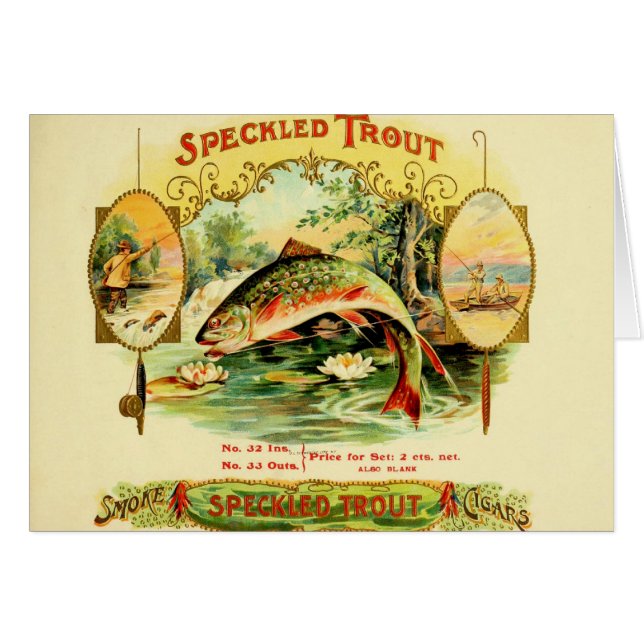 Speckled Trout Cigar Case (Front Horizontal)
