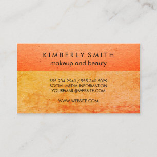 Speckled Two Tone Colour Blocks Business Card
