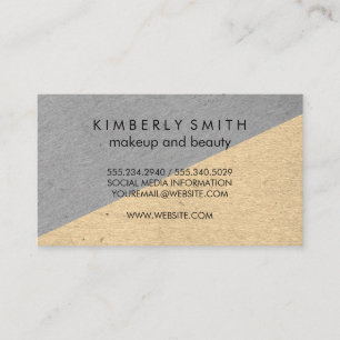 Speckled Two Tone Colour Blocks Business Card