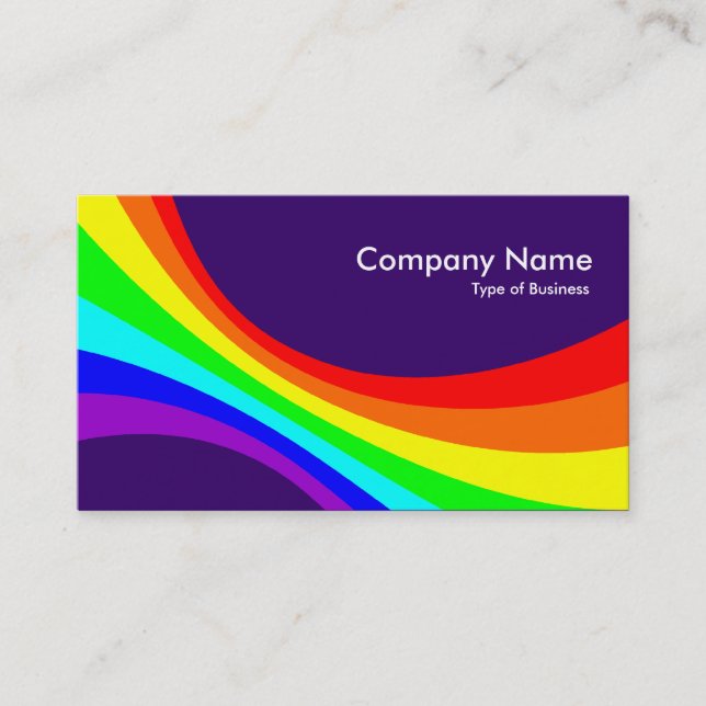 Specrum Curve - Deep Purple 330066 Business Card (Front)