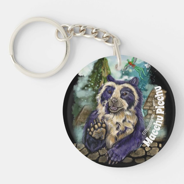 Spectacled Bear Key Ring (Front)