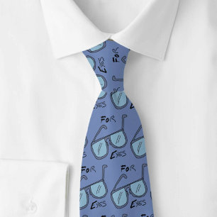 Spectacles design for eyes tie