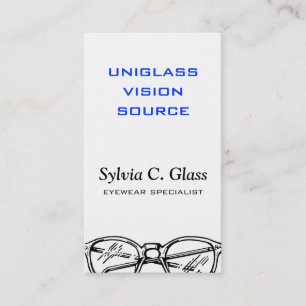 Spectacles Eyewear Optical Vision Business Card