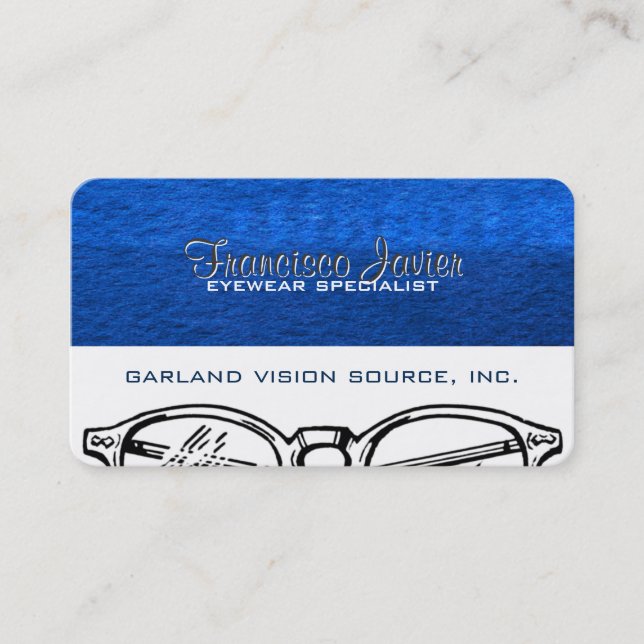 Spectacles Eyewear Optical Vision with Reminder Appointment Card (Front)