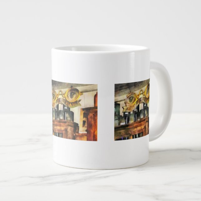 Spectacles Shop Large Coffee Mug (Front Right)