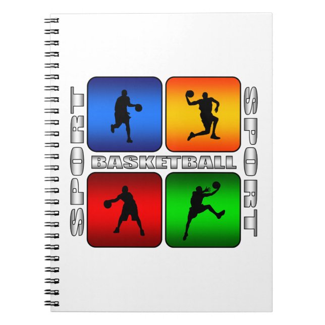 Spectacular Basketball Spiral Notebook (Front)