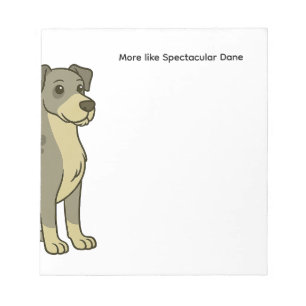 Spectacular Dane notepad
