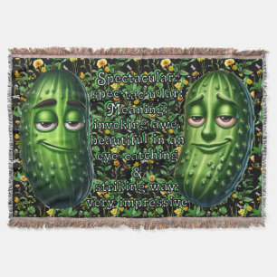 Spectacular: Defintion spec·tac·u·lar Throw Blanket