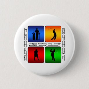 Spectacular Golf 6 Cm Round Badge