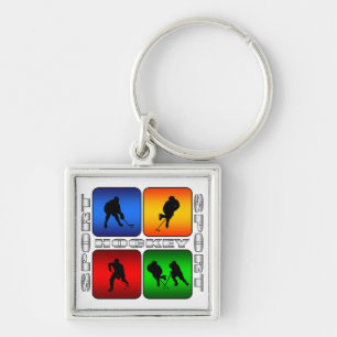 Spectacular Hockey Key Ring