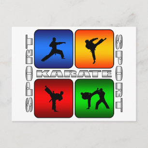 Spectacular Karate Postcard