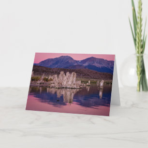 Spectacular Mono Lake In The Shadow Holiday Card