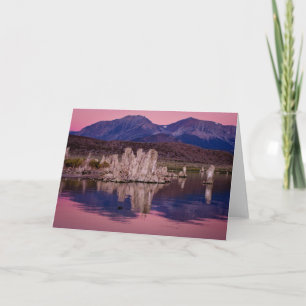 Spectacular Mono Lake In The Shadow Holiday Card