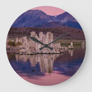 Spectacular Mono Lake In The Shadow Large Clock