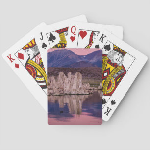 Spectacular Mono Lake In The Shadow Playing Cards