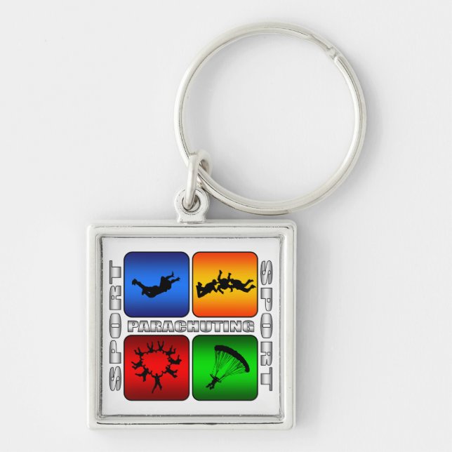 Spectacular Parachuting Key Ring (Front)
