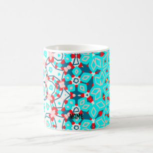 Spectacular Red, Yellow and Blue Coffee Mug