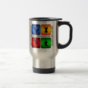 Spectacular Snowboarding Travel Mug