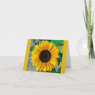 Spectacular Sunflower Card