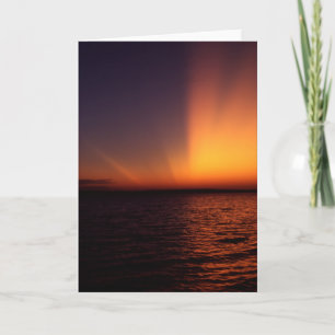 Spectacular Sunset Greeting Card