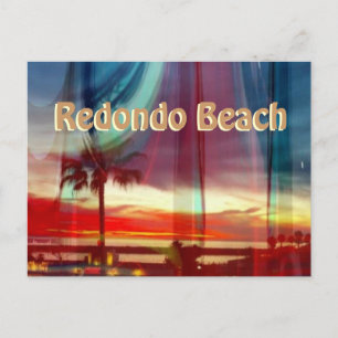 Spectacular Sunset Redondo Beach Postcard