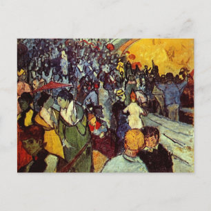 Spectators in Arena at Arles Van Gogh Fine Art Postcard